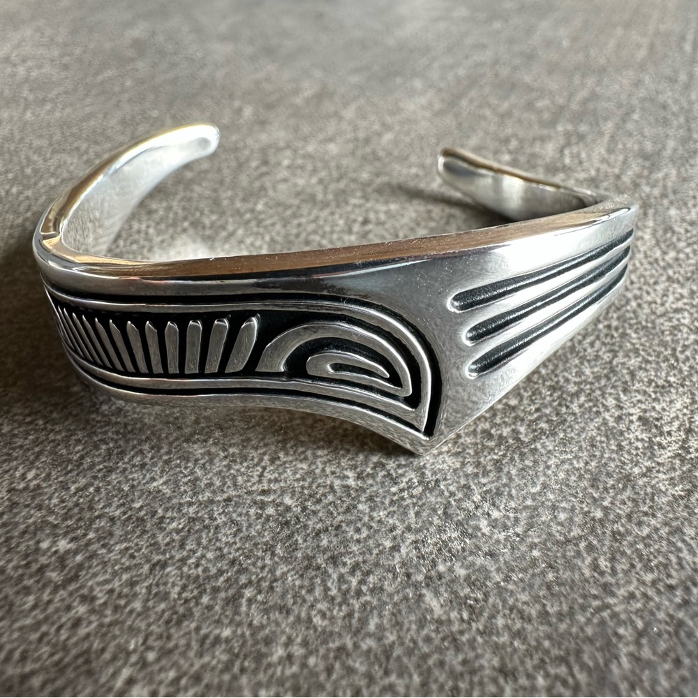 Steven Begay Sterling Silver Bracelet